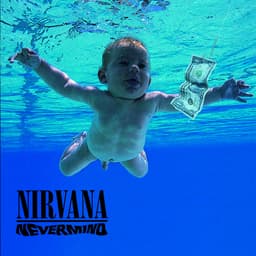 Cover of the album Nevermind by the band Nirvana